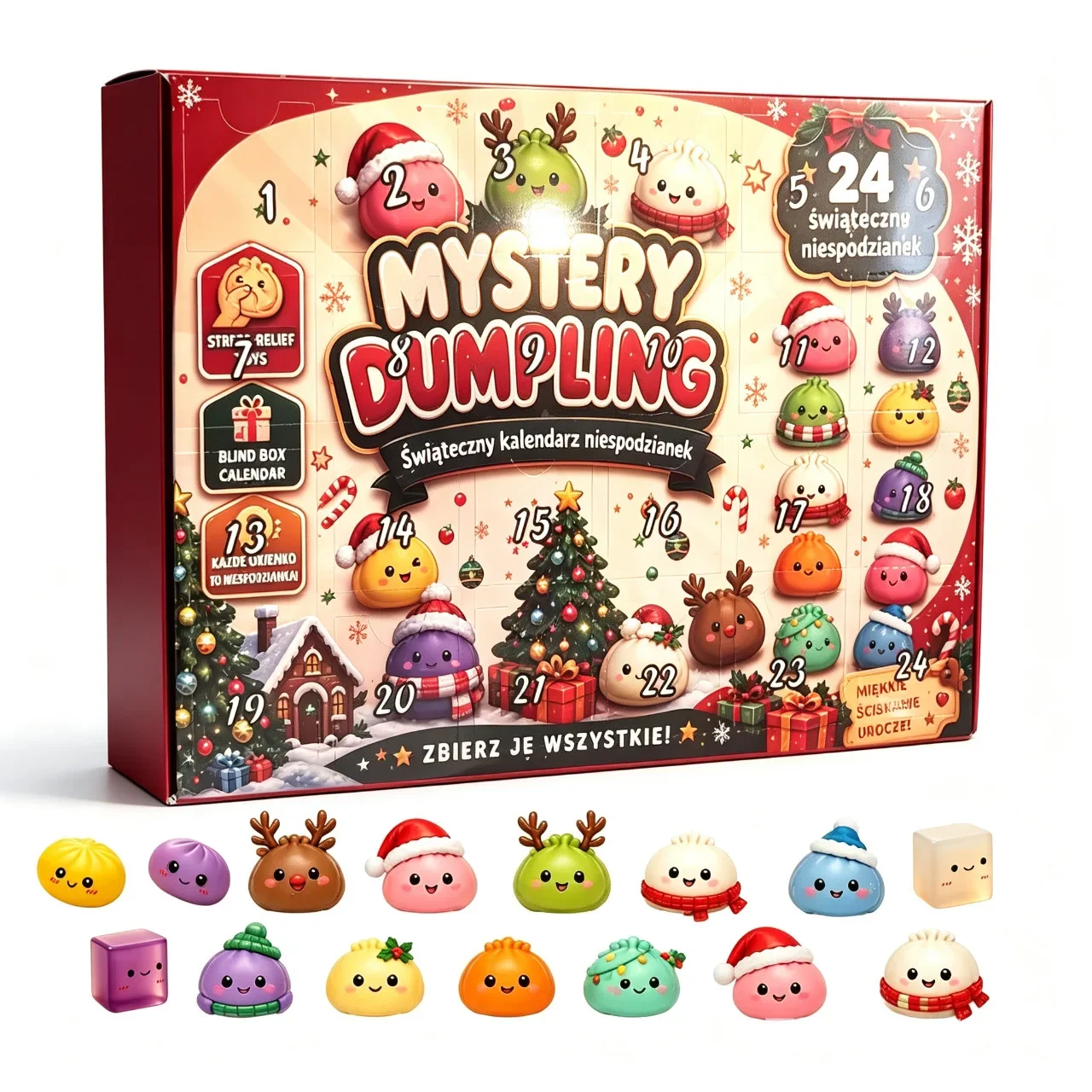 24 PCS Christmas Advent Calend - Advent Calendar Gift 评论和价格