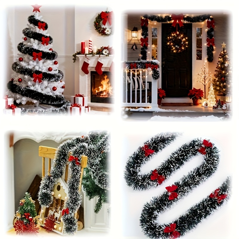 4M Christmas Tinsel Garland wi - Tinsel Garland Decoration 评论和价格