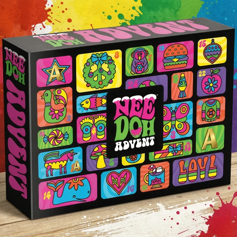 2026 NeeDoh Advent Calendar 3D - Advent Calendar Gift 评论和价格