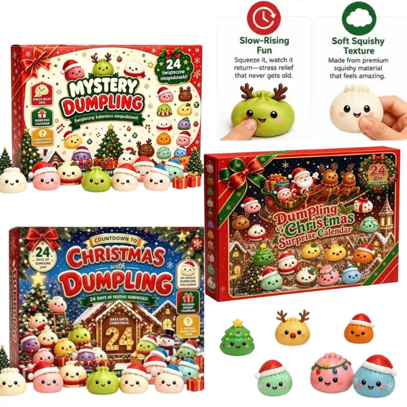 Christmas Squishy Advent Calen - Advent Calendar Gift 评论和价格
