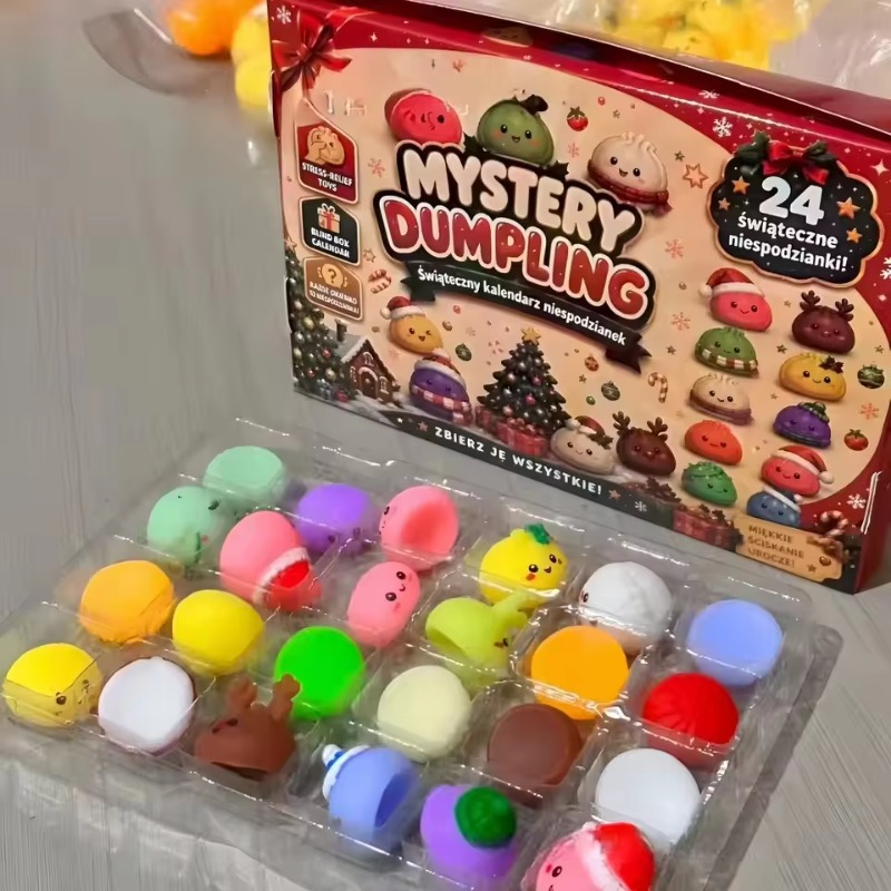 Christmas Squishy Advent Calen - Advent Calendar Gift 评论和价格