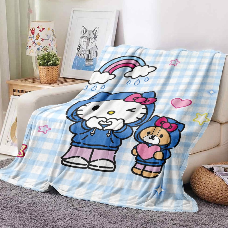 Sanrio Blanket Hello Kitty Bea - Christmas Throw Blanket 评论和价格