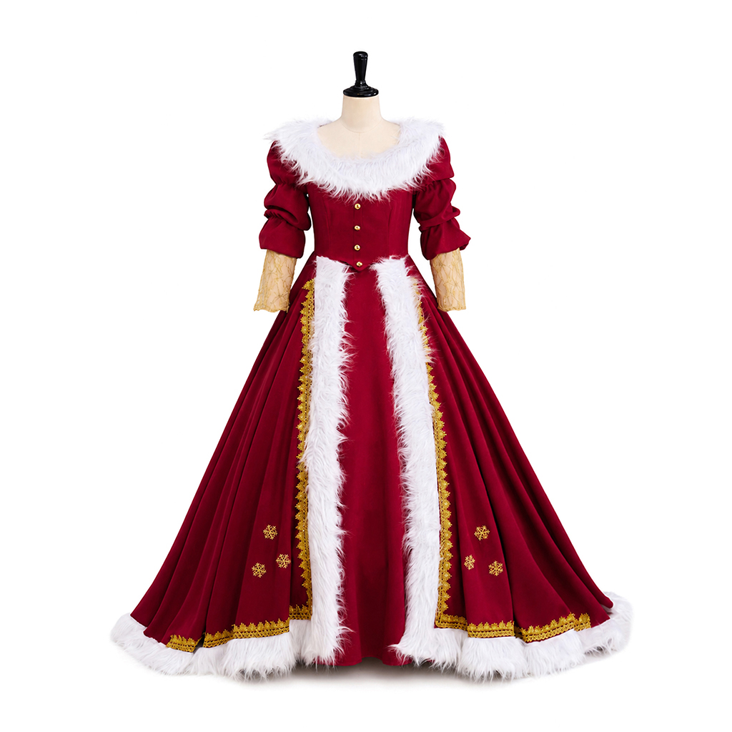 Deluxe Mrs Claus Costumes Adul - Ornament Ball Set 评论和价格