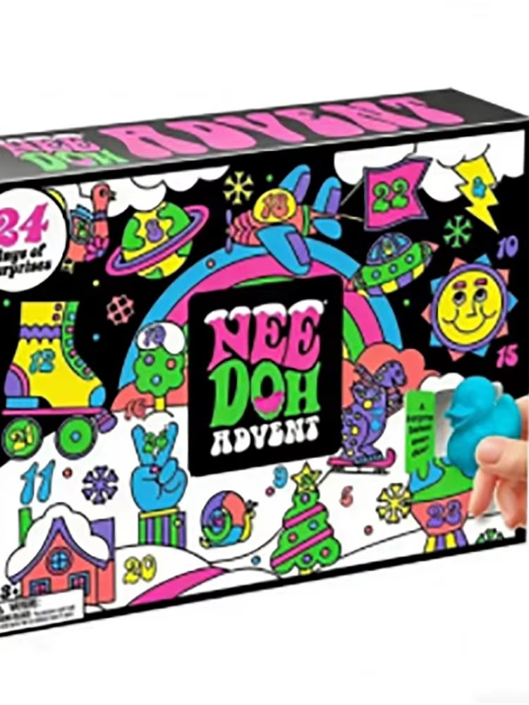 24Pcs Nee‑Doh Squish Fidget Ad - Advent Calendar Gift 评论和价格