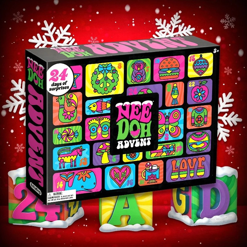 2026 NeeDoh Advent Calendar, 3 - Advent Calendar Gift 评论和价格