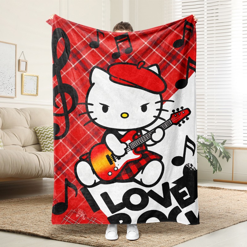 Sanrio Blanket Hello Kitty Roc - Christmas Throw Blanket 评论和价格