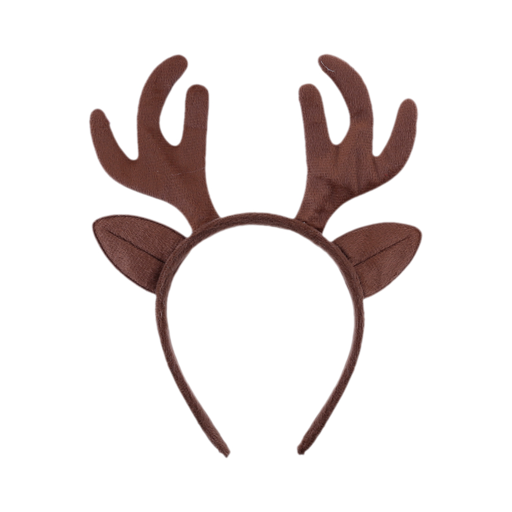 Christmas Elk Glitter Deer Ant - Reindeer Antlers Headband 评论和价格