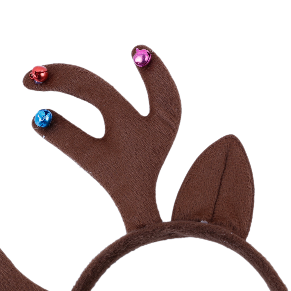 Christmas Elk Glitter Deer Ant - Reindeer Antlers Headband 评论和价格