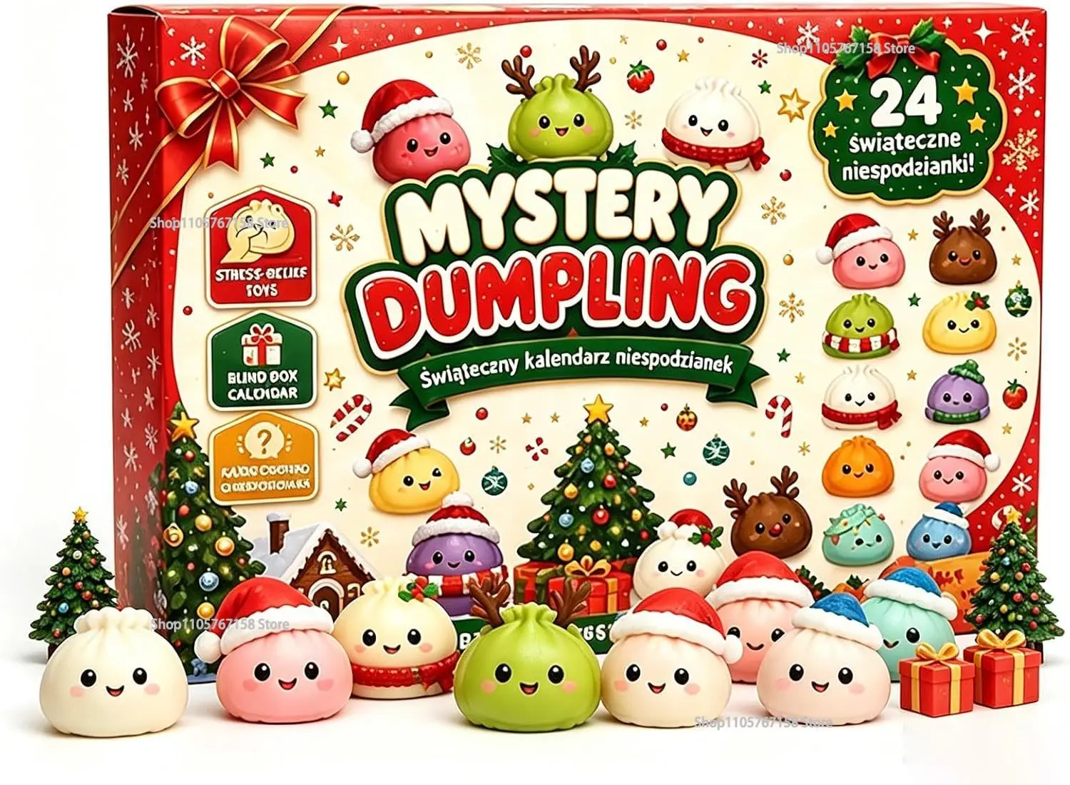 Christmas Squishy Advent Calen - Advent Calendar Gift 评论和价格