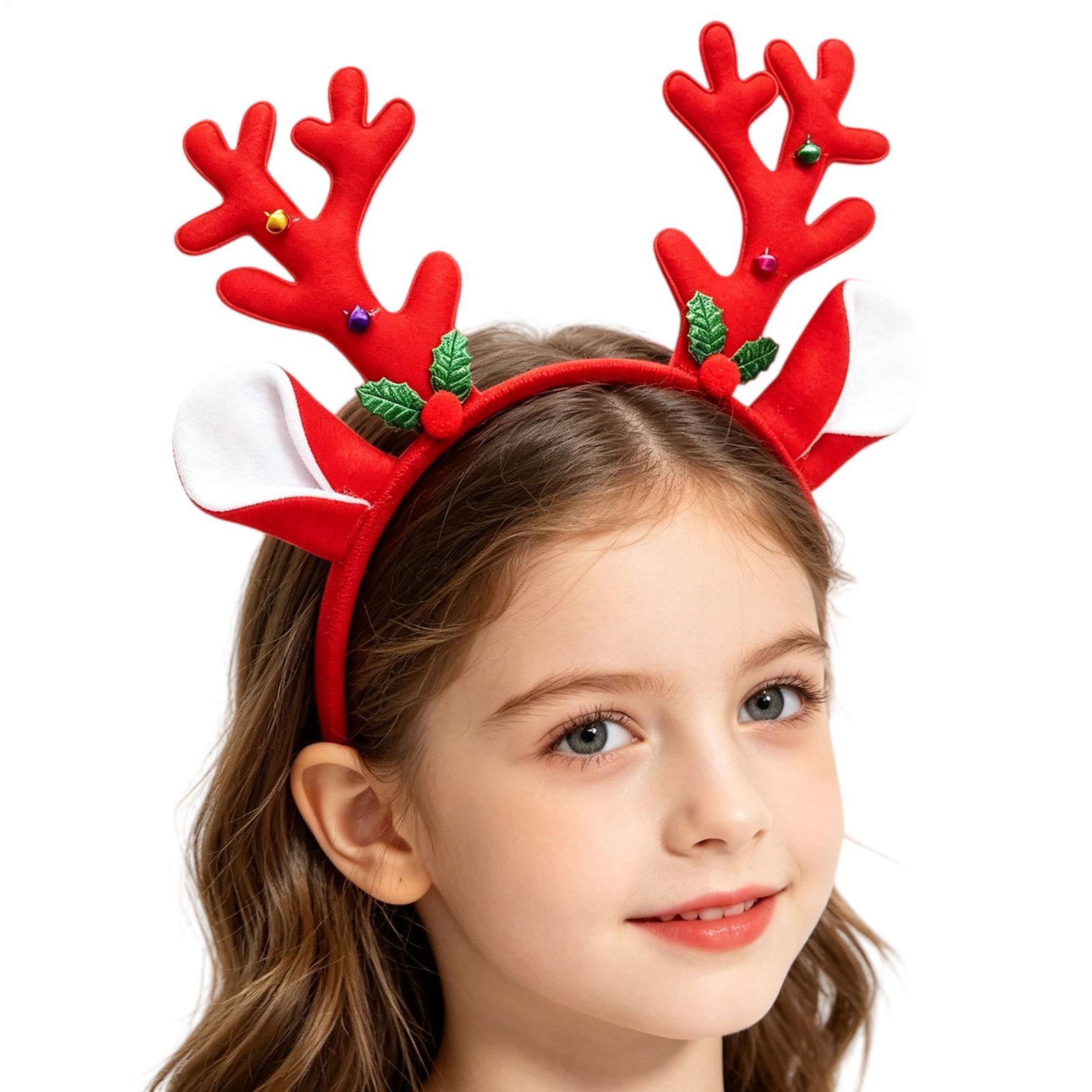 Christmas Reindeer Antlers Hea - Reindeer Antlers Headband 评论和价格
