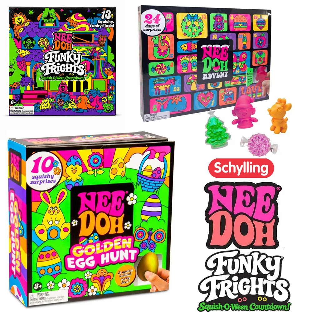 Needoh New Funky Frights Hallo - Advent Calendar Gift 评论和价格