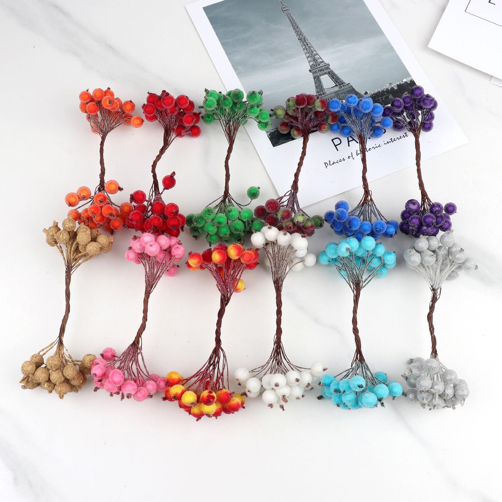 Foam Berry Stems for Christmas - Christmas Tree Artificial 评论和价格