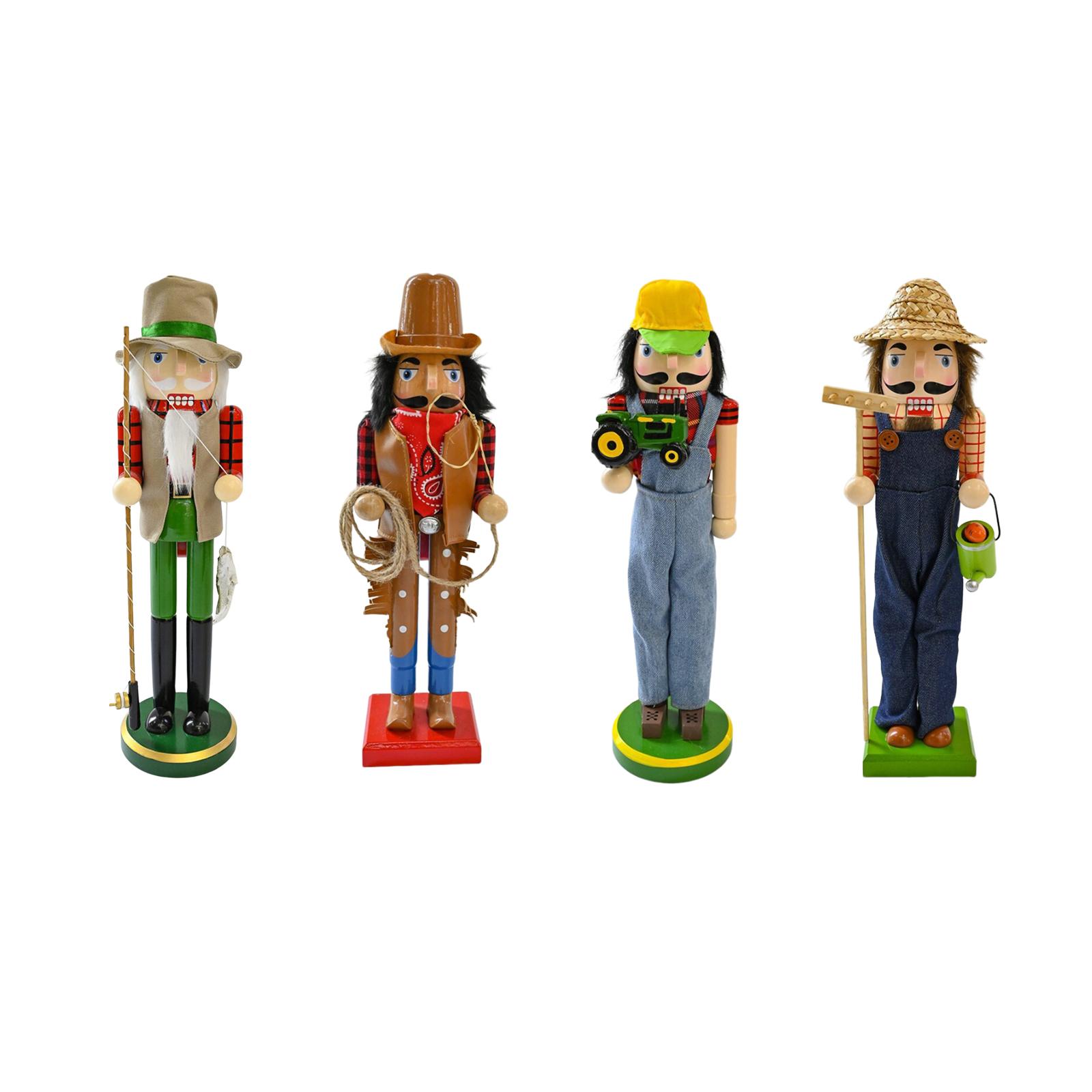 Wooden Nutcracker Christmas De - Nutcracker Figurine 评论和价格